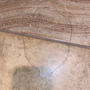 silver kylie necklace